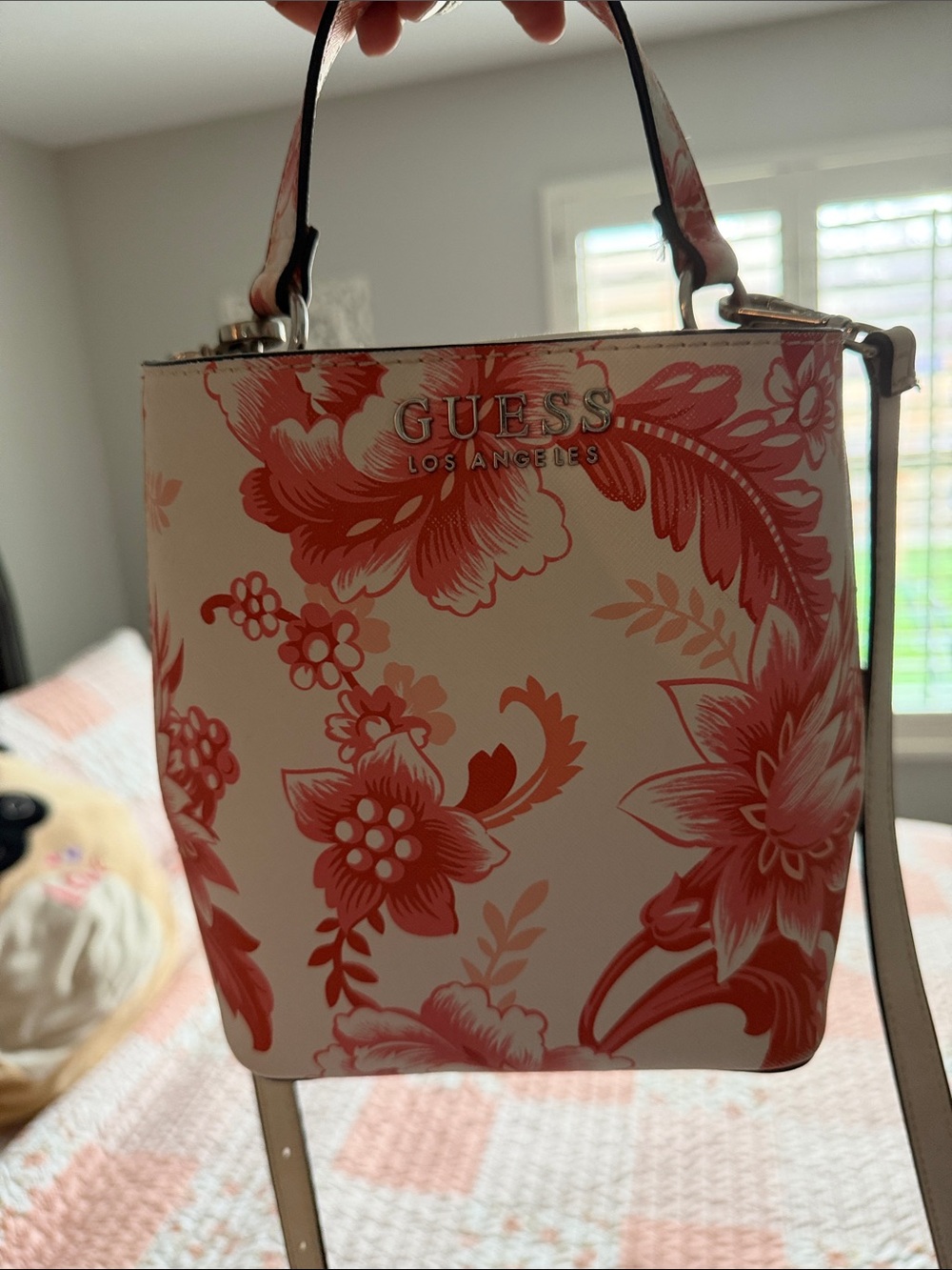 GUESS Coral Floral Crossbody and Top-Handle Bag